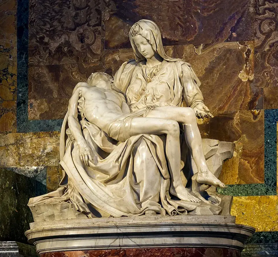 Pietà by Michelangelo, 1498–1499
