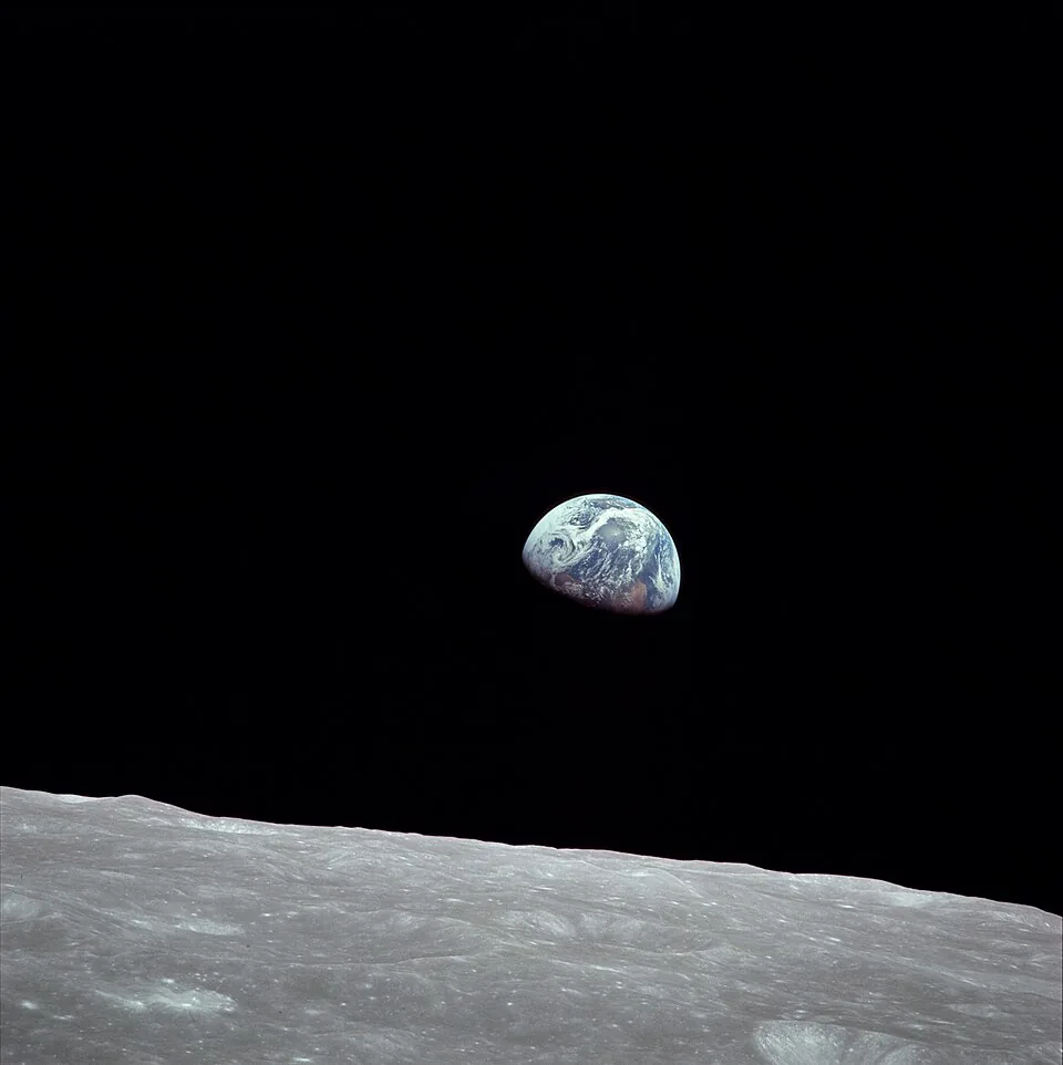 Earthrise by William Anders, NASA