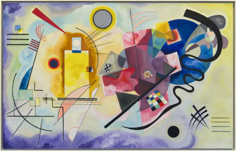 Wassily Kandinsky Yellow-Red-Blue