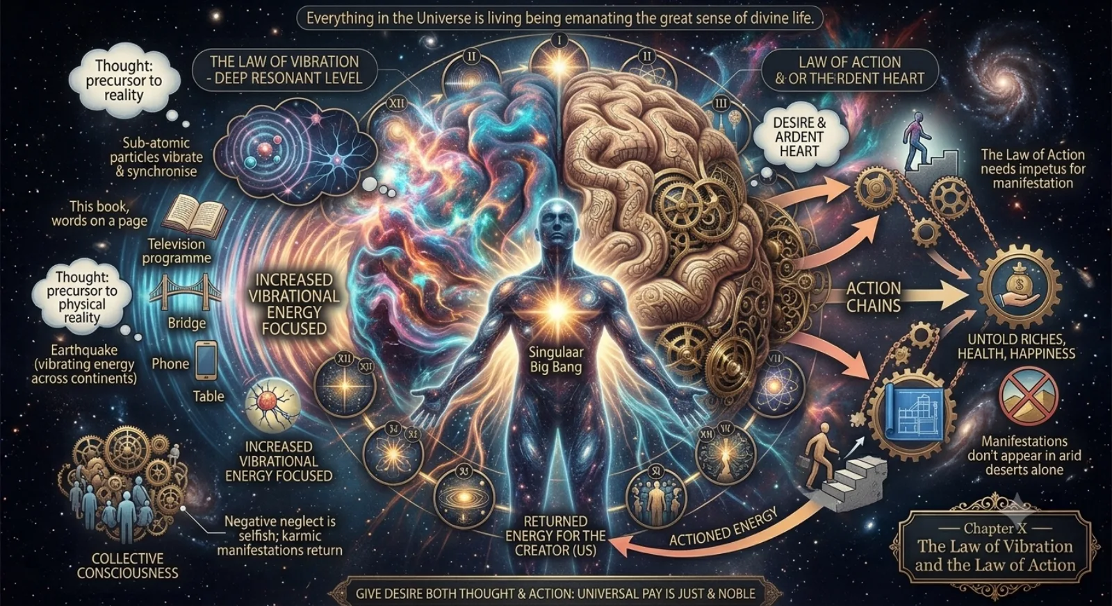 X — The Law of Vibration and the Law of Action
