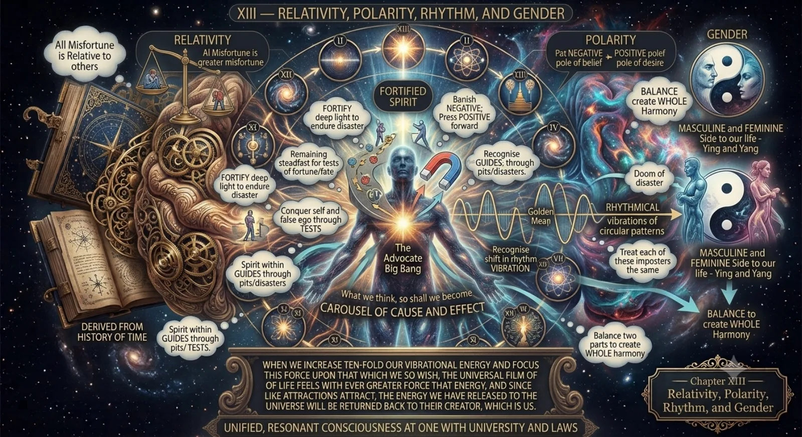 XIII — Relativity, Polarity, Rhythm, and Gender
