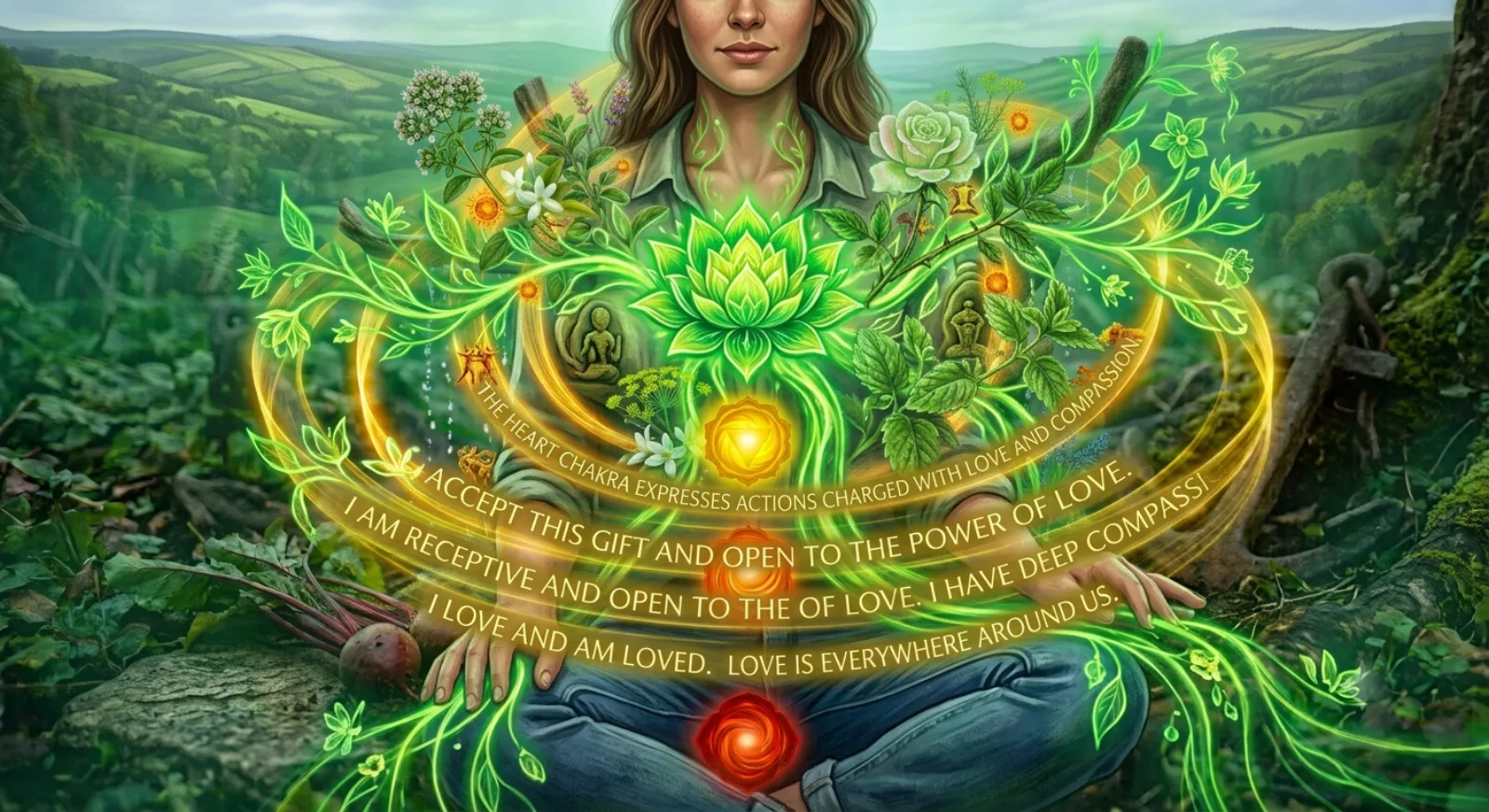 XXXIX — Heart Chakra – Oils and Affirmations