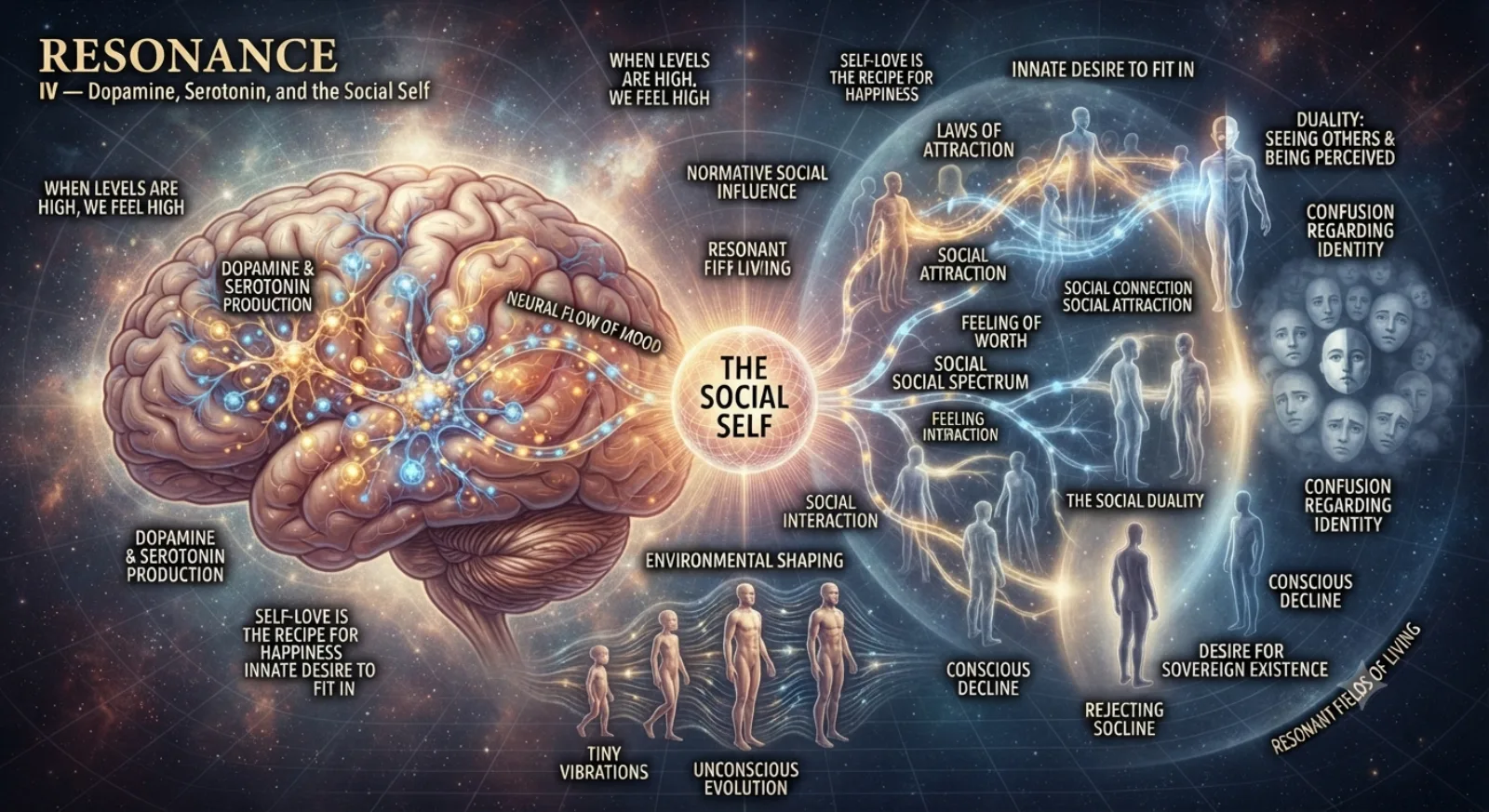 IV — Dopamine, Serotonin, and the Social Self