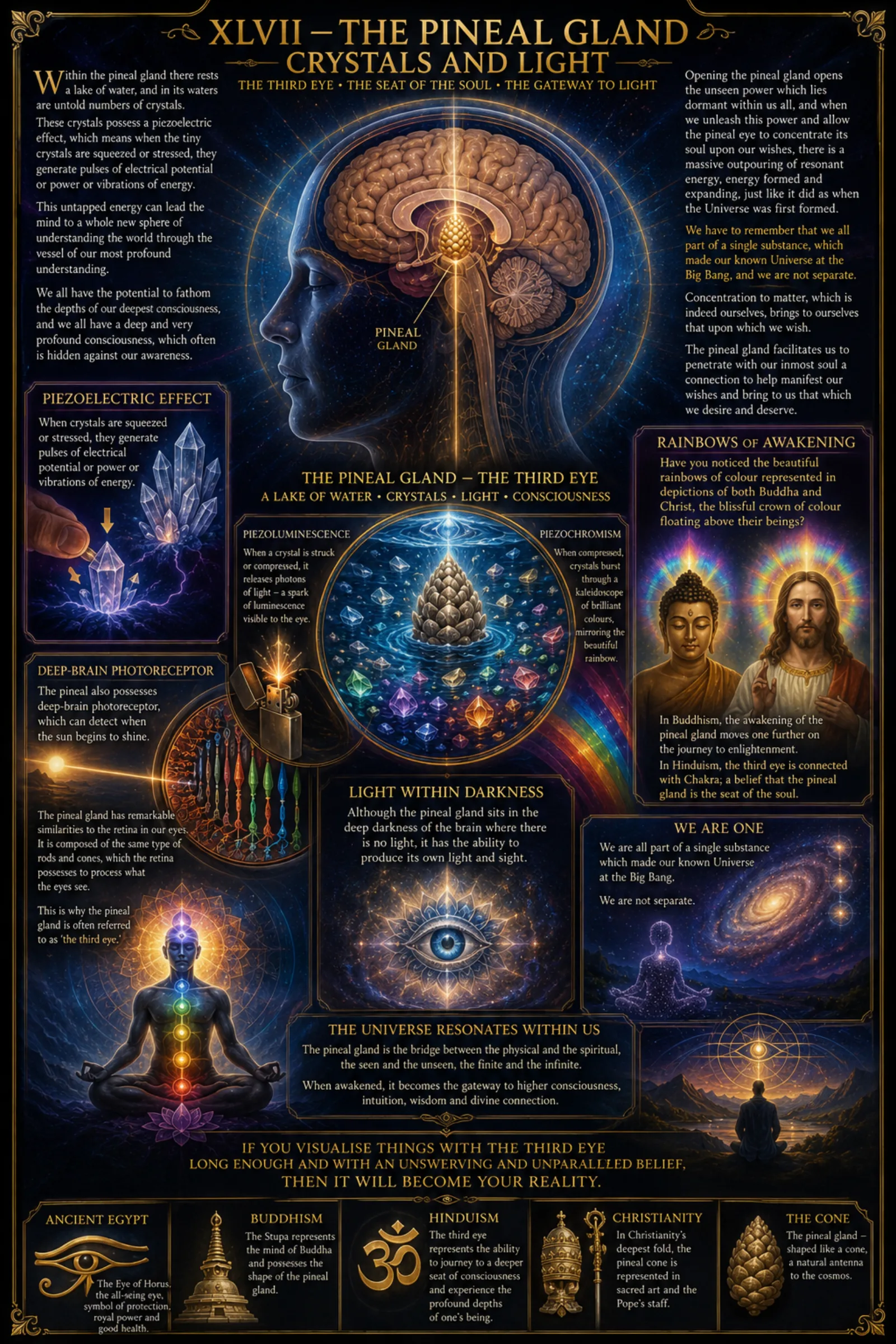 XLVII — The Pineal Gland – Crystals and Light