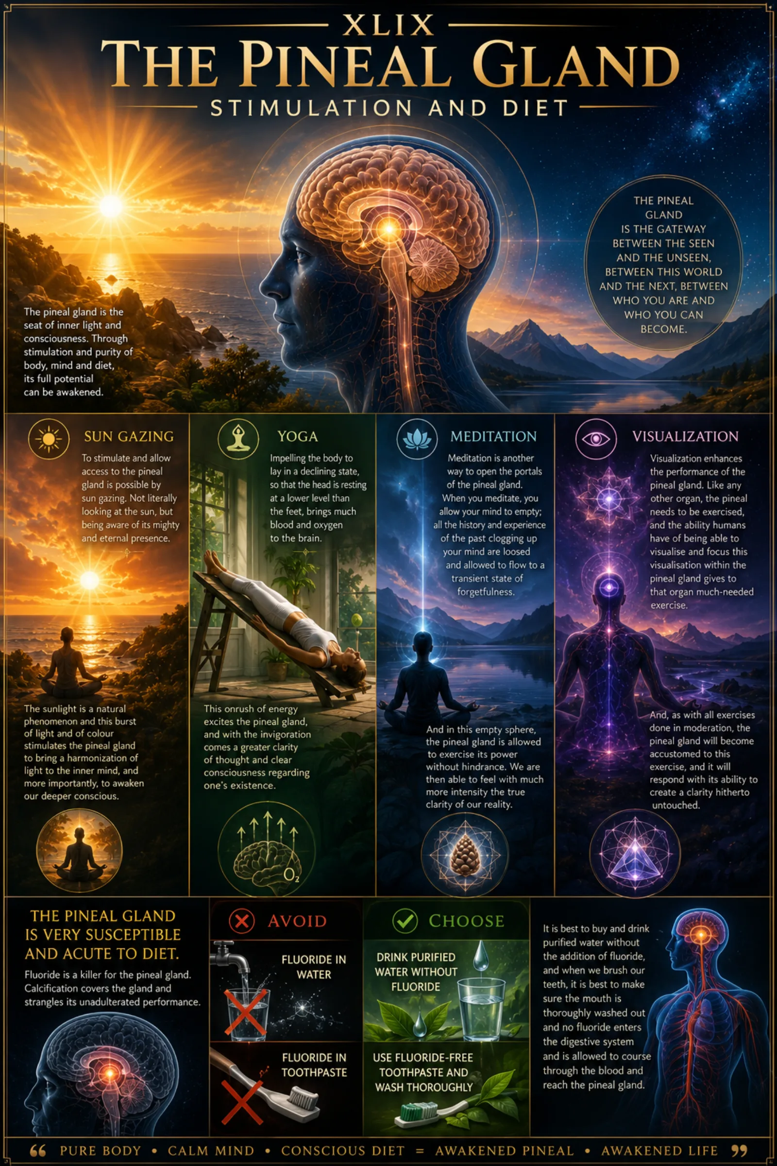 XLIX — The Pineal Gland – Stimulation and Diet