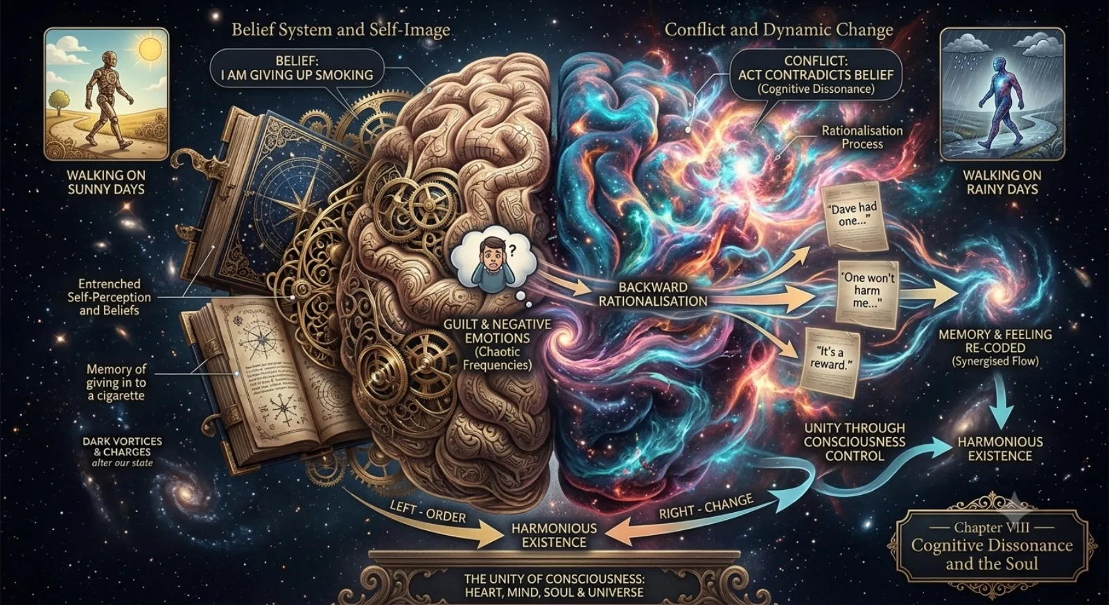 VIII — Cognitive Dissonance and the Soul
