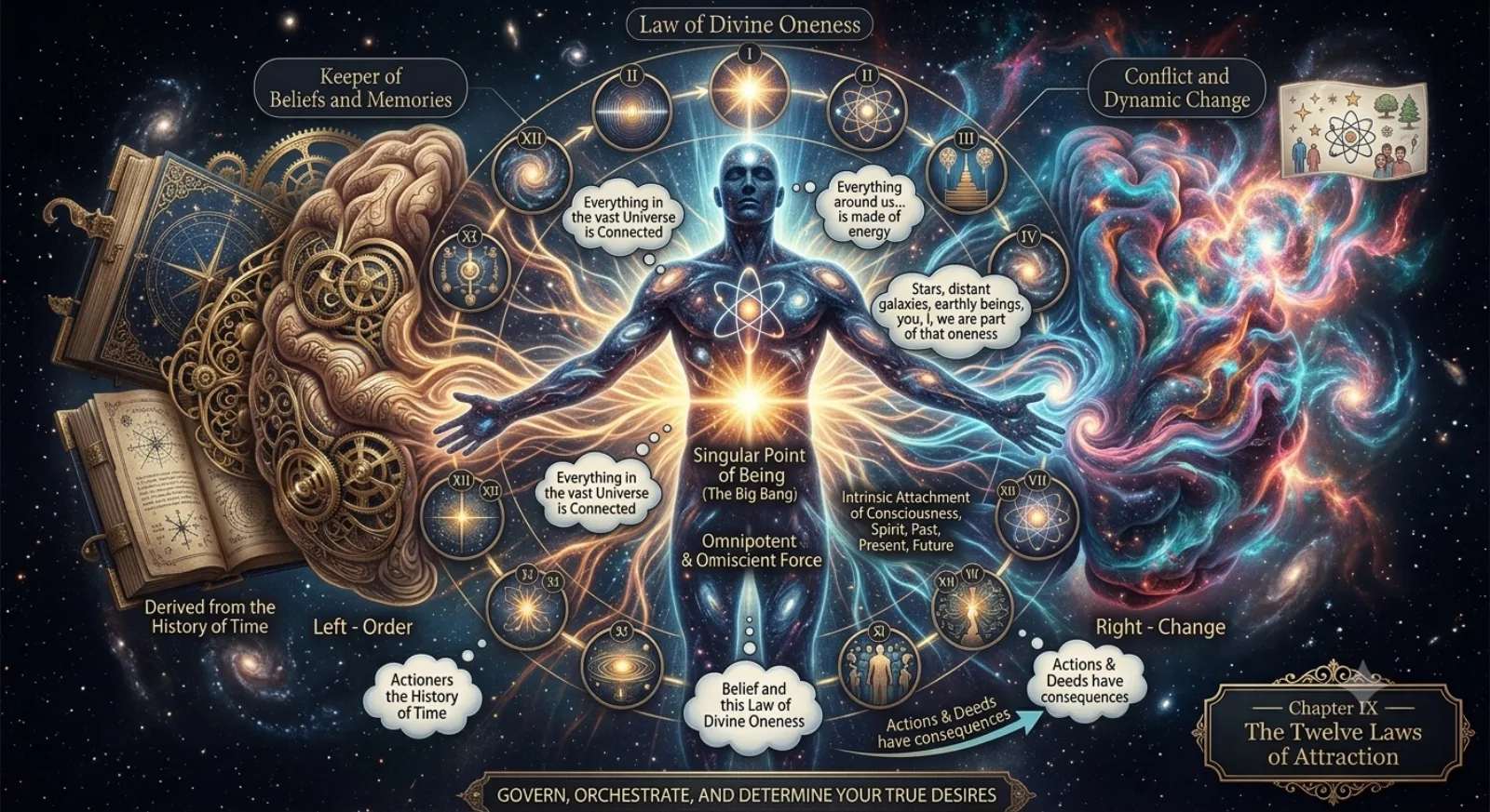 IX — The Twelve Laws of Attraction